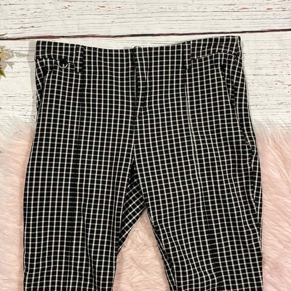 Anthropologie The Essential Slim Windowpane Ankle Pants - Picture 4 of 10